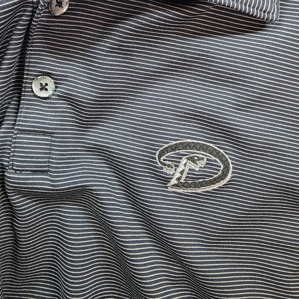 Antigua Desert Dry Mens Large‎ Arizona Diamondbacks Golf Polo Black Stripe MLB
